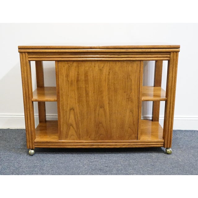 Thomasville Furniture Sundance Collection Contemporary Mediterranean 84" Flip-Top Server Buffet 42821-510 For Sale In Kansas City - Image 6 of 16