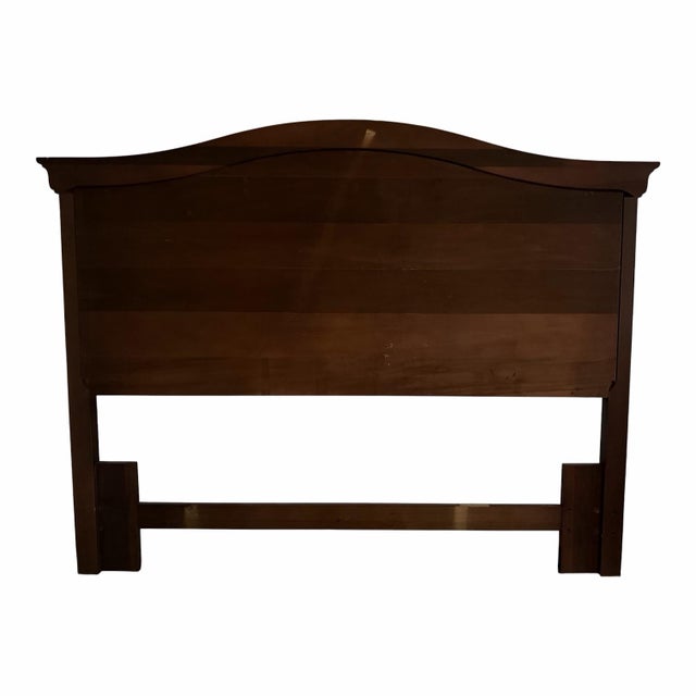 Brown Thomasville Impressions Martinique Collection Queen Headboard in Cherry Wood For Sale - Image 8 of 8