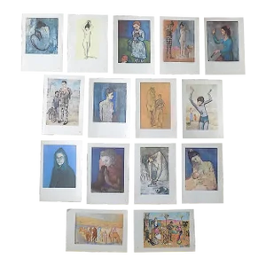 Vintage Mid 20th Century Abstract Mid 20th Century Modern Picasso Lithographs - Set of 15