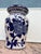 Late 20th Century Late 20th Century Blue & White Ceramic Asian Garden Stool or Plant Stand For Sale - Image 5 of 10