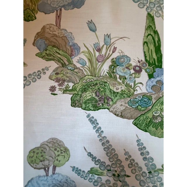 Thibaut F945027 Orleans Lavender Linen Blend Fabric 3 5/8 Yards Brand Thibaut Fabric Book / Collection Wanderlust Pattern...