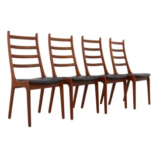 Mid-Century Danish Teak Dining Chairs from Korup Stolefabrik, 1960s, Set of 4 For Sale