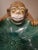 Mid-Century Majolica Style Ceramic Monkey Leaf Centerpiece Bowl For Sale - Image 4 of 6