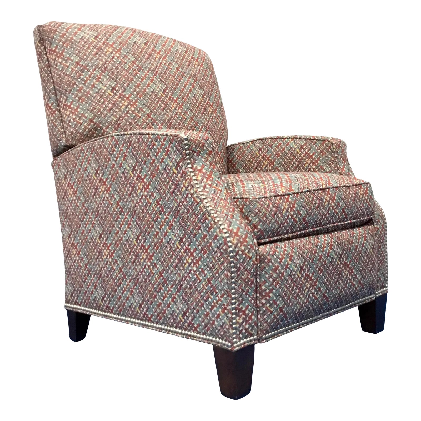 Motion Craft for Sherrill Furniture Modern Abstract Print Recliner