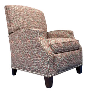 Motion Craft for Sherrill Furniture Modern Abstract Print Recliner