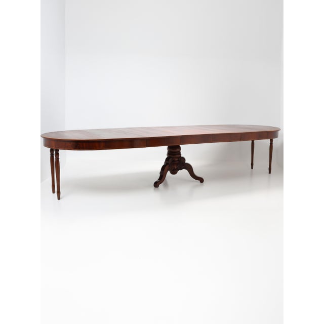 Antique German Biedermeier Extending Dining Table, 1830 For Sale - Image 3 of 18