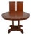 Stickley Round Empire Style Cherry Dining Room Table For Sale
