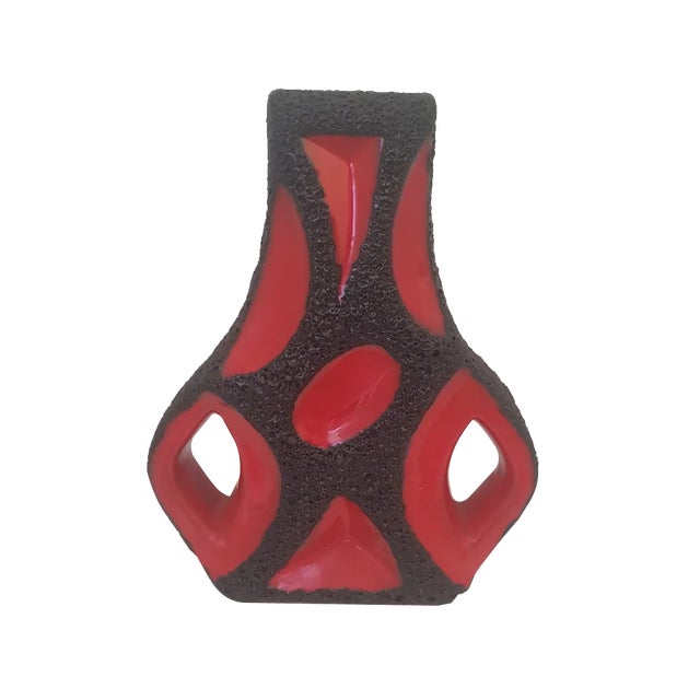 Fat Lava Guitar Vase from Roth, 1970s For Sale