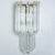Large Venini Style Clear Gold and Glass Sconces, 1970, Set of 2 For Sale - Image 3 of 10