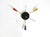 Mid-Century Modern Mid-Century Modern Brass 3-Arm Sputnik Ceiling or Wall Lamp, 1950s For Sale - Image 3 of 18