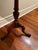 1940s Kindel Colonial Revival Mahogany Pedestal Side Table With Barley Twist For Sale In Chicago - Image 6 of 11