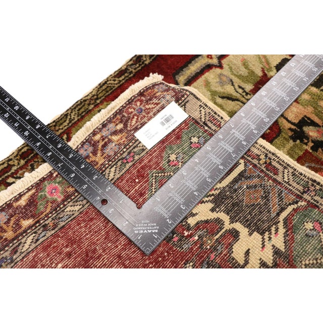 Mid 20th Century Vintage Turkish Yastik Rug - 01'09 X 03'05 For Sale - Image 5 of 8