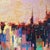 Patchwork Horizon 3 by Dominic Harman | Oil On Canvas Abstract landscape with vibrant colors. For Sale - Image 4 of 5