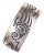 6 7/8" Hopi Overlay Sterling cuff bracelet For Sale