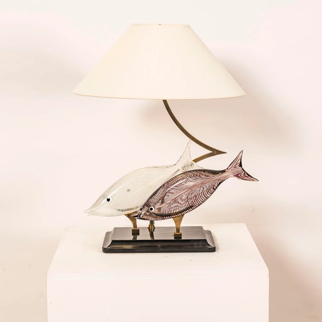 Murano Glass Lamp by Licio Zanetti, Italy, 1970s For Sale - Image 15 of 15