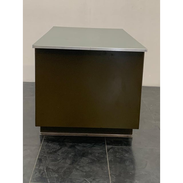 Aluminium Desk with Laminate Top from Carlotti, 1950s For Sale - Image 4 of 11