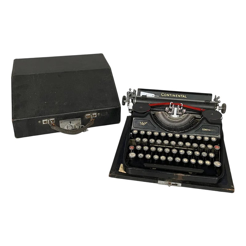 German Art Deco Typewriter From Wanderer-werke A.g. Chemnitz, 1930s