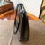 Black 1990s Black PVC Pequin Striped Pattern Shoulder Bag by Fendi Rome For Sale - Image 8 of 15