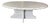 Italian Oval Carrara Marble Coffee Table, 1970s For Sale