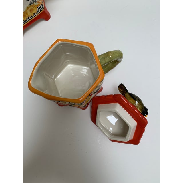 Vintage Asian Teapots & Cream Pitcher, Set of Two For Sale - Image 11 of 11