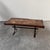 Vintage French Terracotta Tile Coffee Table with Oak and Iron Base, France For Sale - Image 6 of 12