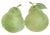French Country Pair of Pear Motif Platters For Sale - Image 3 of 4