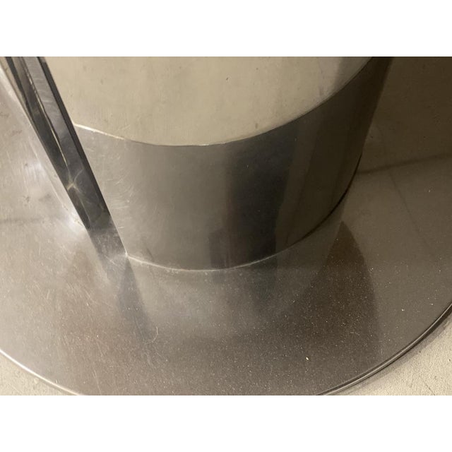 Vintage Italian Steel Dining Table by Antonia Astori, 1960s For Sale - Image 12 of 18