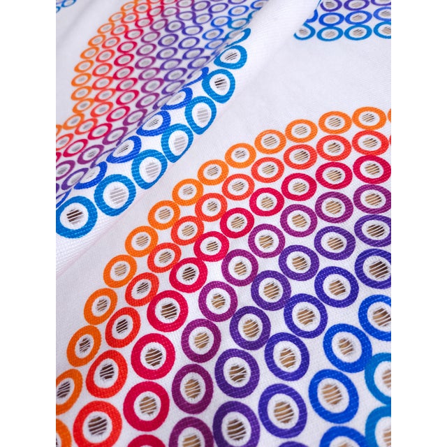 Curve Middle Textile by Verner Panton for Mira-X, 1960s For Sale - Image 6 of 9