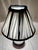 Vintage Danish Table Lamp with Ceramic Base and Fabric Shade, 1970s For Sale - Image 3 of 9
