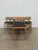 Brown Set of 6 Beech Dining Chairs by Andreu World For Sale - Image 8 of 10