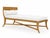 Modern Klismos Teak Patio Chaise Lounge For Sale - Image 4 of 5