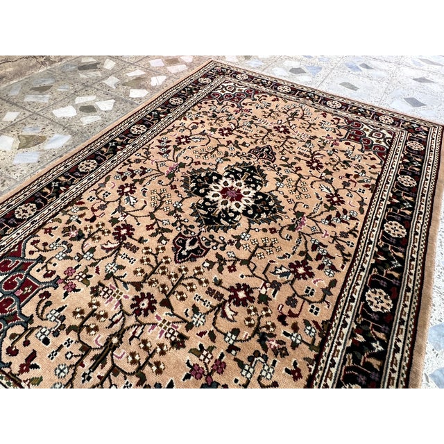 Hand-Knotted Caucasian Style Wool Area Rug - 3'11" X 5'10" For Sale - Image 6 of 12
