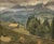 Edoardo de Grada, Paysage des Alpes Suisse, 1923, Oil on Canvas Mounted on Cardboard, Framed For Sale - Image 12 of 12