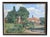 Friedrich Fennel, Wahlhausen an der Werra, 1922, Oil Painting on Canvas For Sale