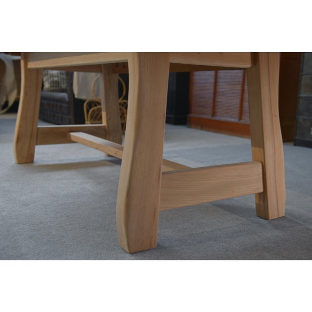 Elm Dining Room Table, 1960s For Sale - Image 15 of 17