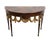 French Maitland Smith Inlaid Mahogany Traditional French Directoire Consulate Style 48" Demilune Console Table For Sale - Image 3 of 9