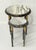 Early 20th Century French Louis XVI Style Painted Giltwood Marble Top Guéridon Tables, Set of 2 For Sale - Image 4 of 18