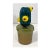 Contemporary Italian highly collectible potted glass cactus of limited edition, entirely handcrafted in Murano, with...