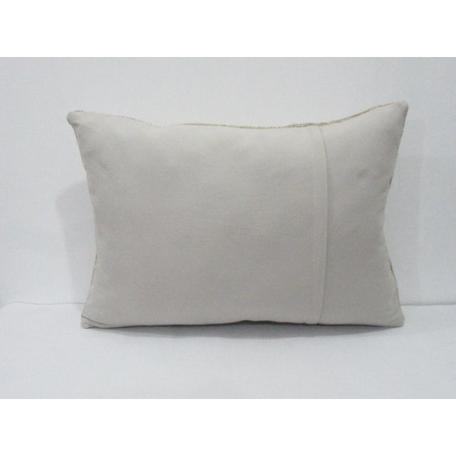 Mid-Century Modern Worn Faded Pillow Cover For Sale - Image 3 of 4