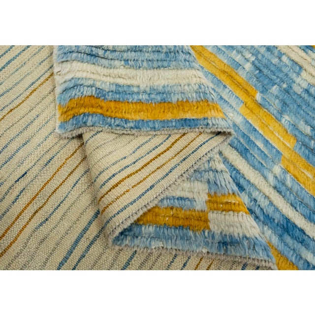 Textile Turkish Tulu Handmade Rug 8'3" x 11'5" #18532 For Sale - Image 7 of 8
