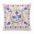 Central Asian Silk Embroidery Lace Pillow Cover, Handmade Suzani Pillow. 16"x18" For Sale - Image 4 of 4