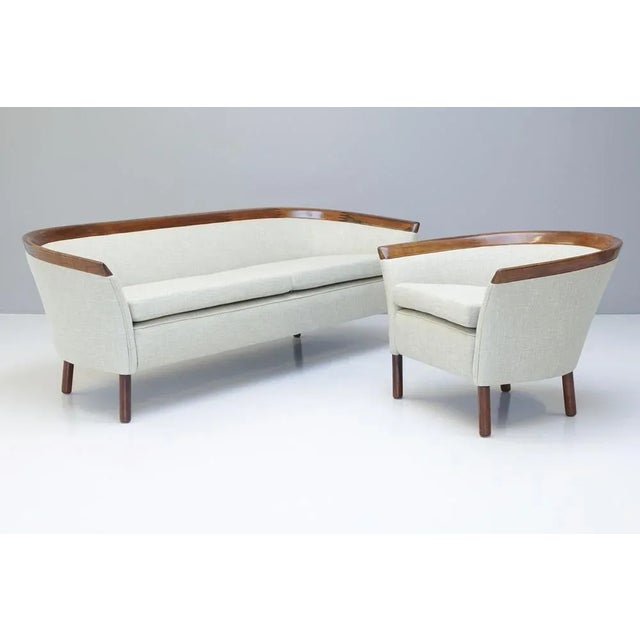 Set of Danish Sofa and Chair, 1950s For Sale - Image 11 of 11