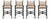 2000 - 2009 Kreiss Mykonos Bar Stools Set of 4 For Sale - Image 5 of 5