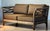 Wood Restoration Hardware Bench • Teakwood With Cushions For Sale - Image 7 of 7
