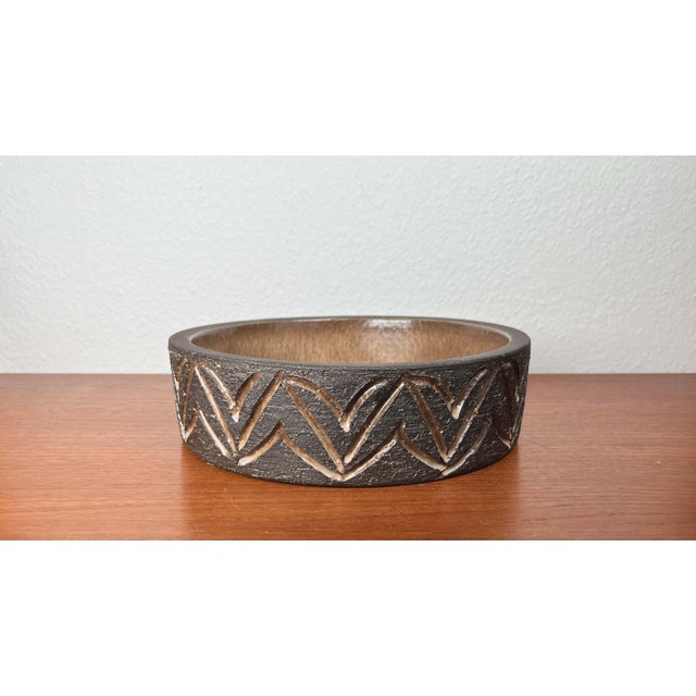 Large Mid-Century Modern Danish Studio Pottery Bowl from Lovemose, 1960s For Sale - Image 18 of 18