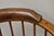 Early 20th Century Antique English Windsor Colonial Pine Wood Spindle Pub Club Arm Chairs - A Pair For Sale - Image 5 of 12