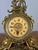 Vintage French Style Brass Decorative Mantel Clock For Sale - Image 3 of 11