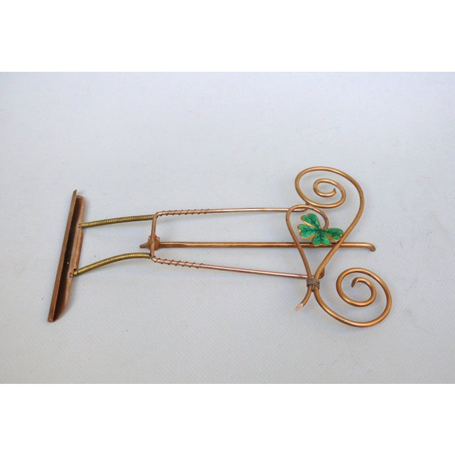 Antique Art Nouveau Picture Frame in Brass, Germany, 1890s For Sale - Image 6 of 11