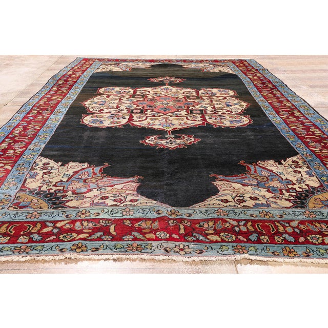 Antique Persian Tabriz Rug, 06'03 X 11'05 For Sale - Image 9 of 10