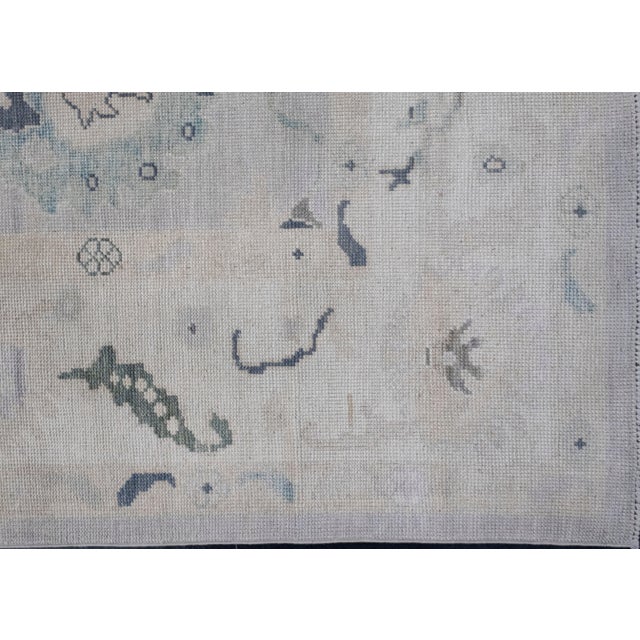 Turkish Oushak Rug 8' x 10' For Sale - Image 4 of 8
